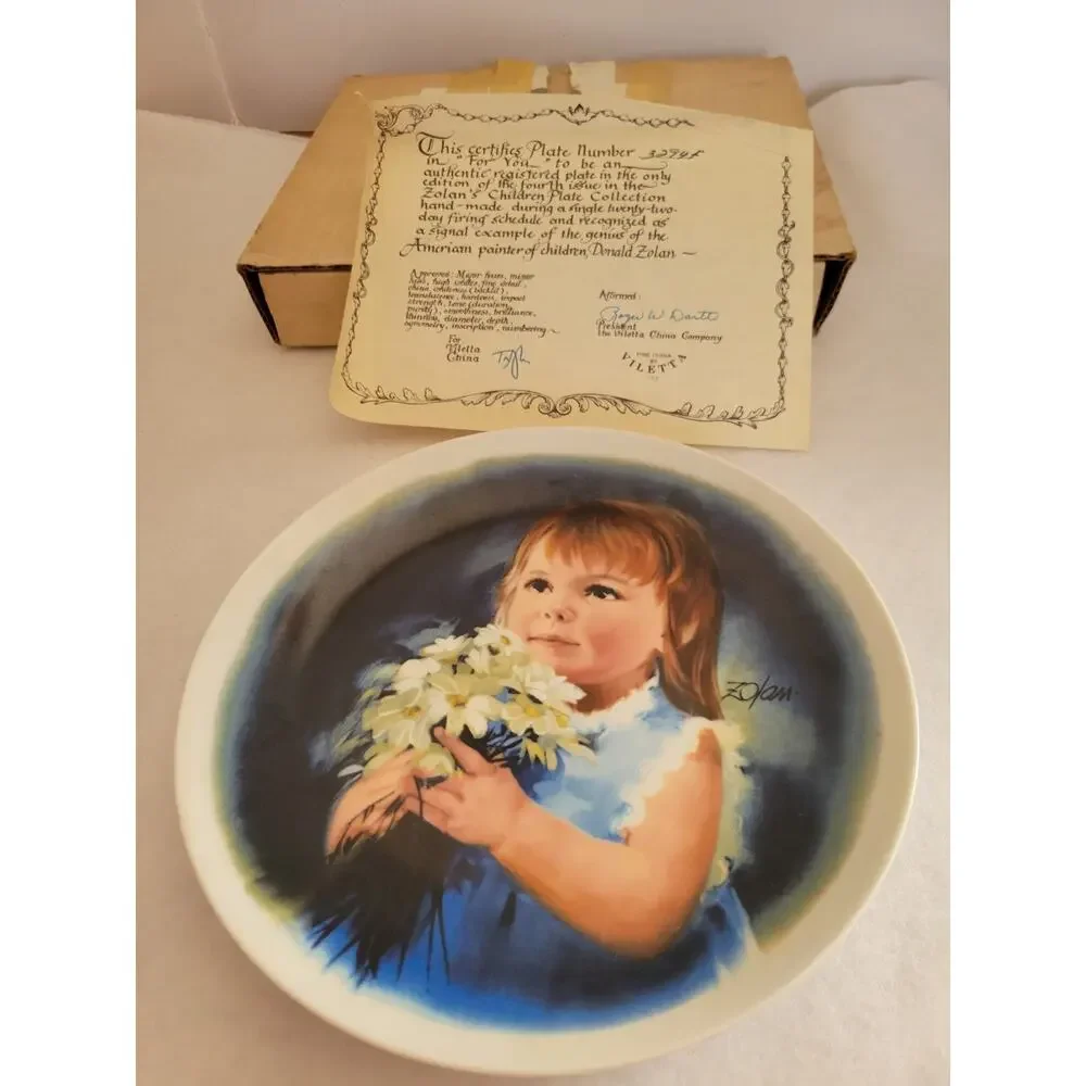 Vtg 1981 Pemberton & Oakes For‎ You by Donald Zolan Plate w/ COA & Box #3294F